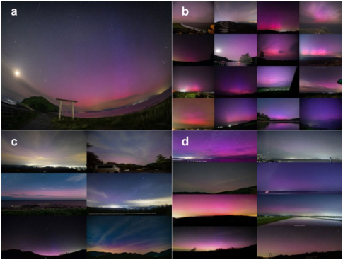 Unraveling the mystery of aurora colors observed across Japan.