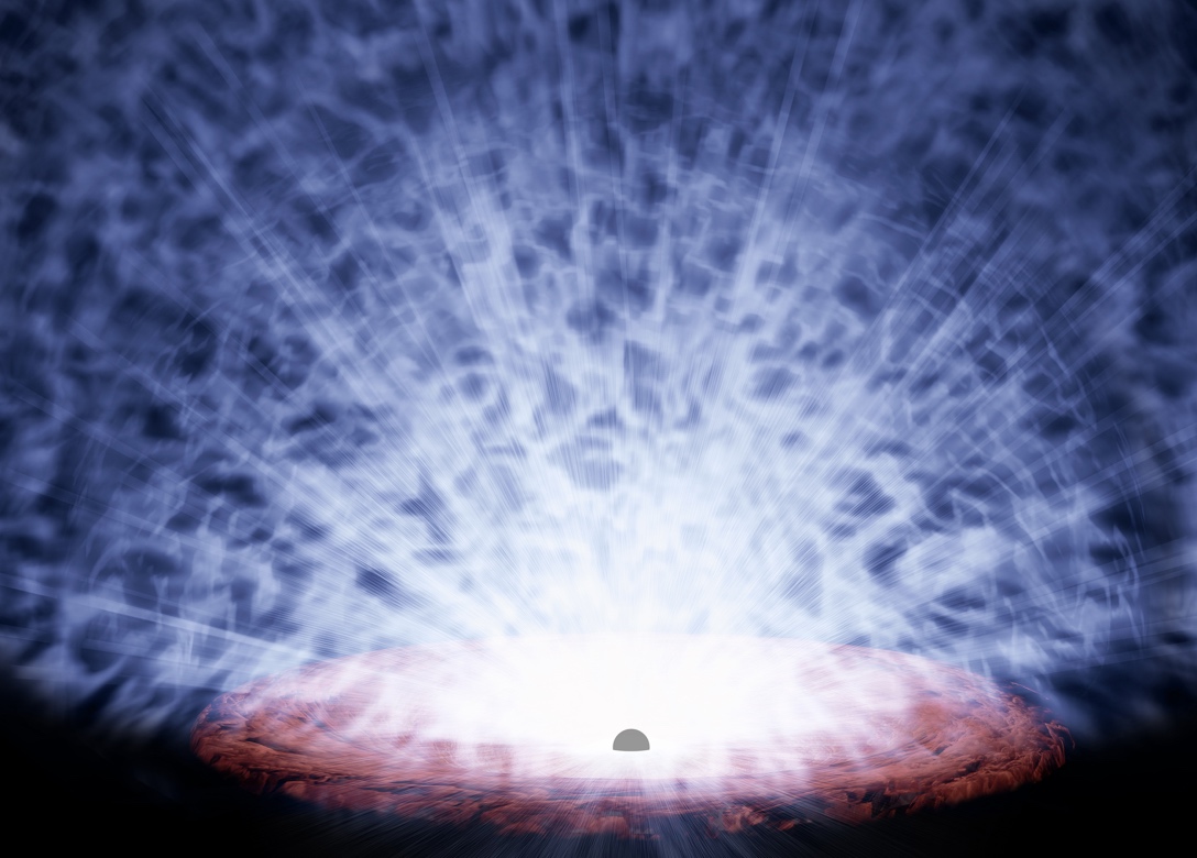 Bullet-like ionized clumps shooting out from a quasar at relativistic speeds